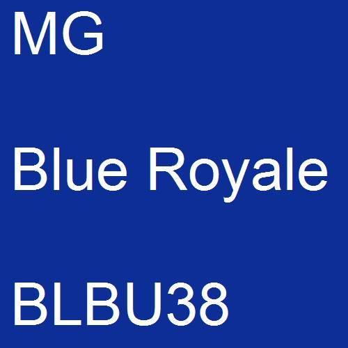 MG, Blue Royale, BLBU38.